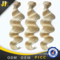 JP Hair Unprocessed Quick Shipping Wholesale #613 Blonde Human Hair Weave